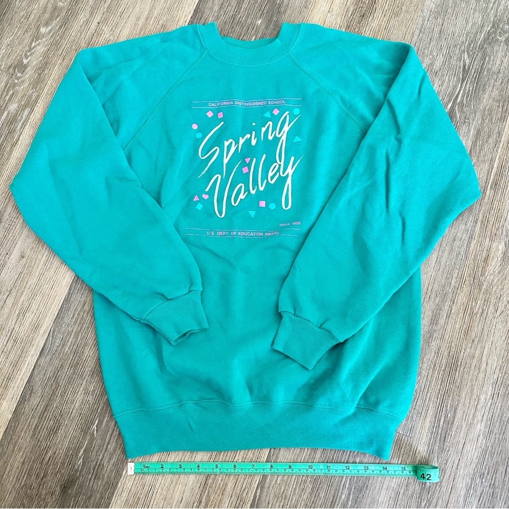 Vintage Hanes Crewneck Sweatshirt Spring Valley View 4